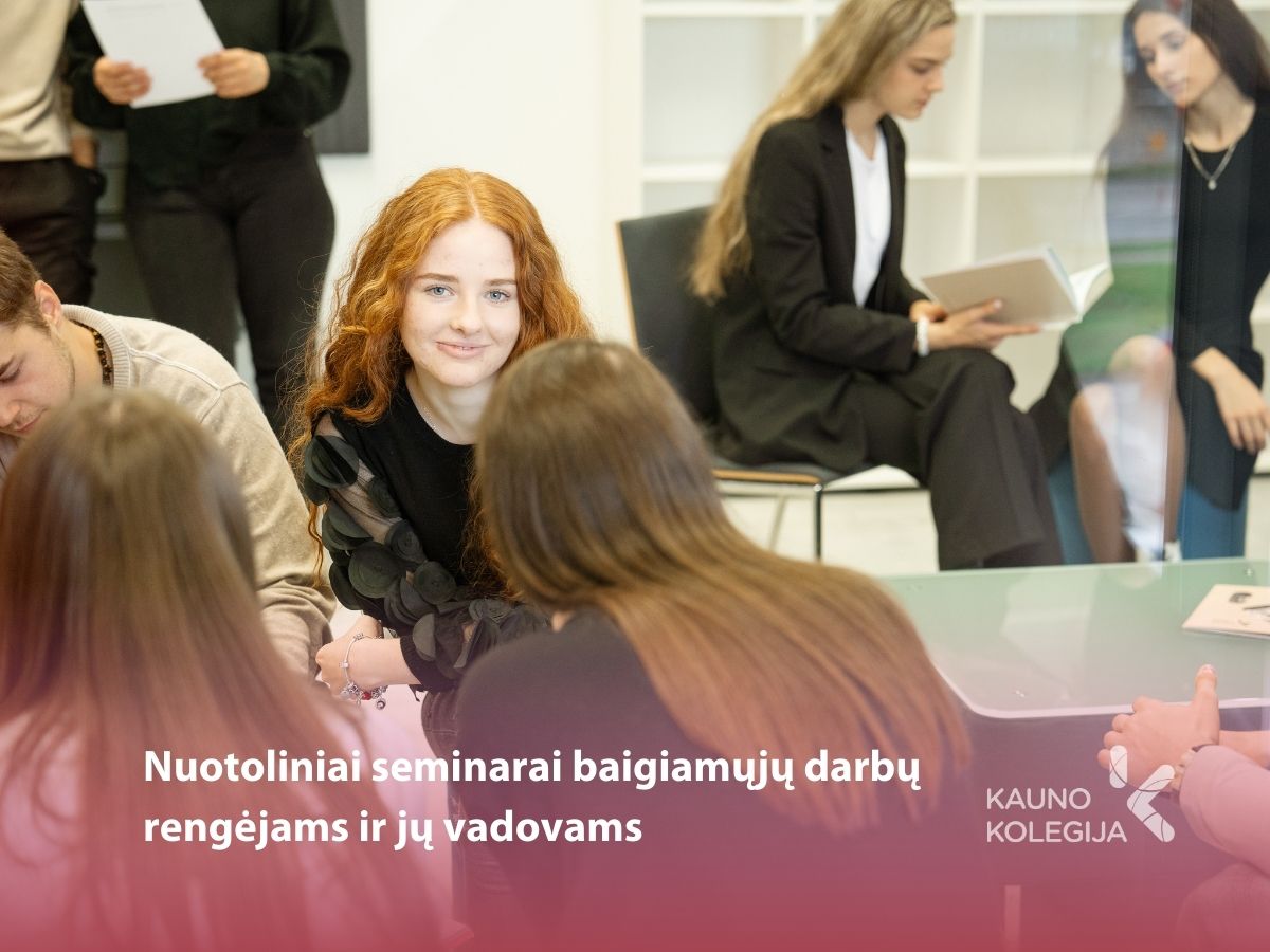 Kviečiame į seminarus baigiamųjų darbų rengėjams ir jų vadovams